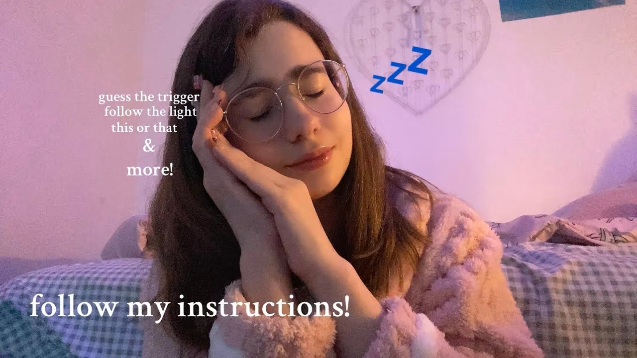 Follow My Instructions + Tests On You (Eyes closed at 7:39) || Whispered ASMR