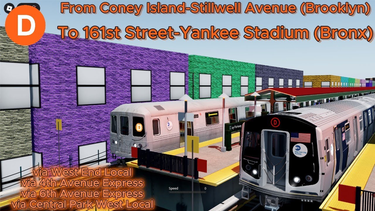MTA NYCT R160 (D) From Coney Island To 161 Street | MTAoR IND/BMT Lines