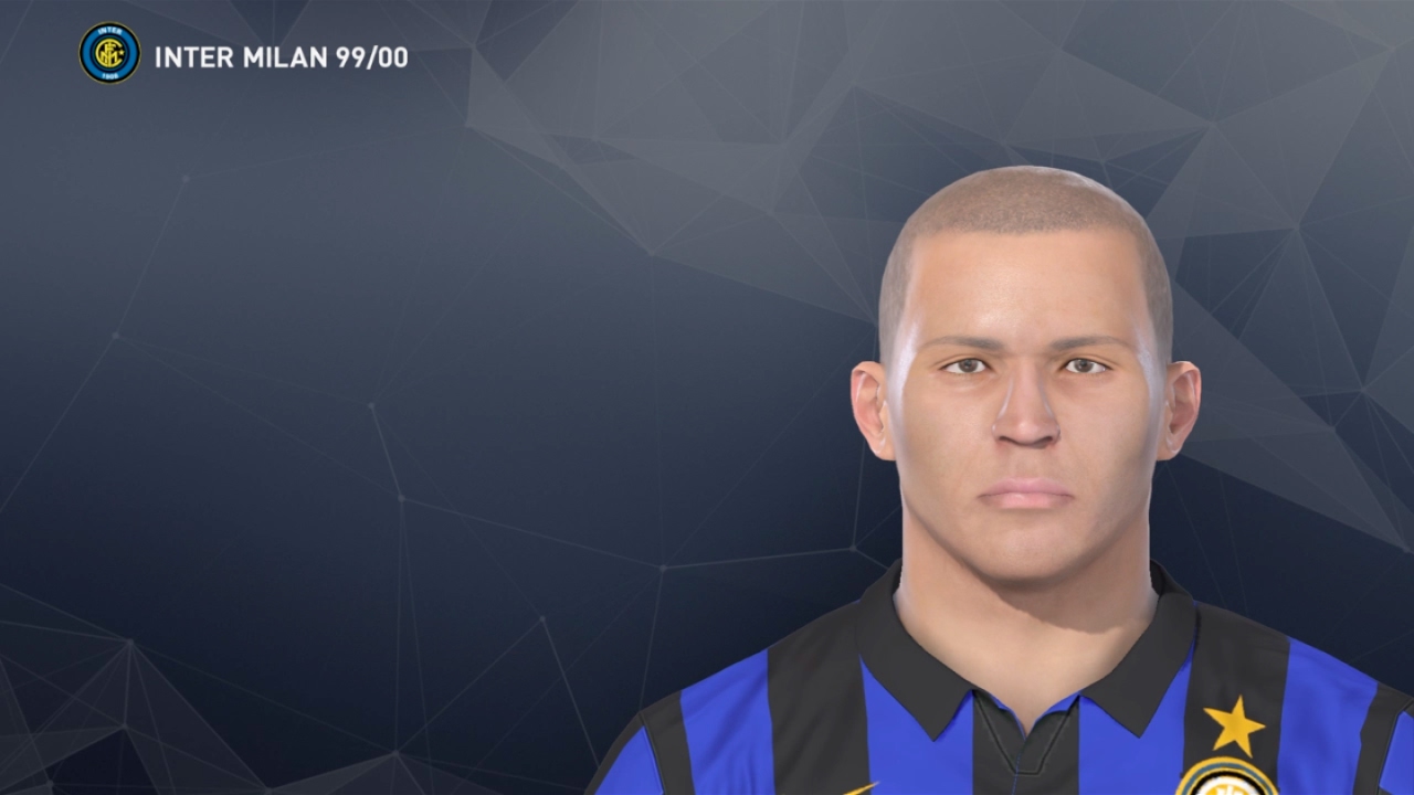 Ronaldo PES 2017 face & stats (Inter Milan 99/00)