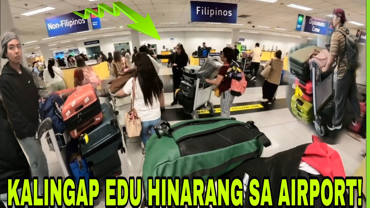 BABAENG STAFF NG AIRPORT PINAS BAKIT DAW DAMI KAMING DALANG LUGGAGE!
