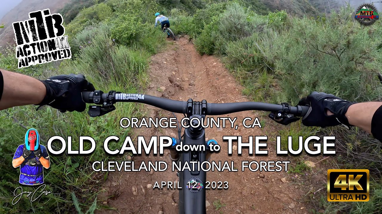 MTB Riding Old Camp Down to The Luge, Cleveland National Forest, April 12, 2023