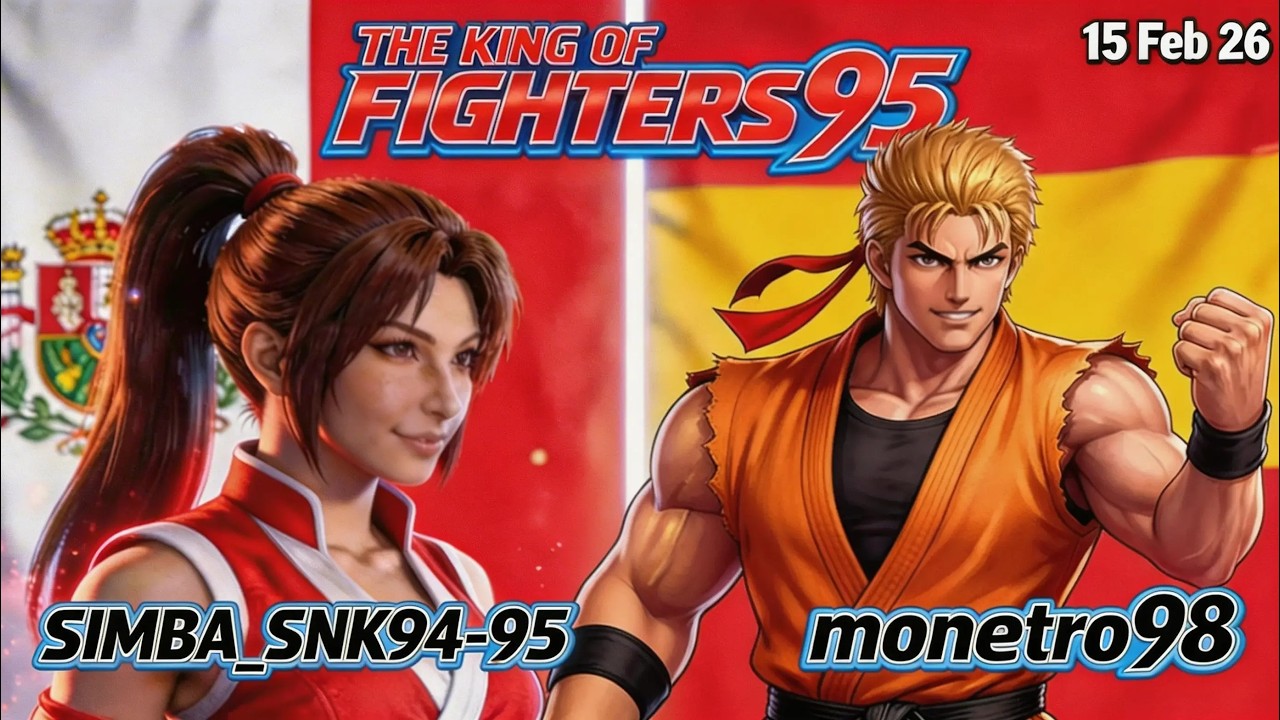 KOF '95 SIMBA_SNK94-95 (PE) Vs montero98 (ES) || Play Date 15 Feb 26