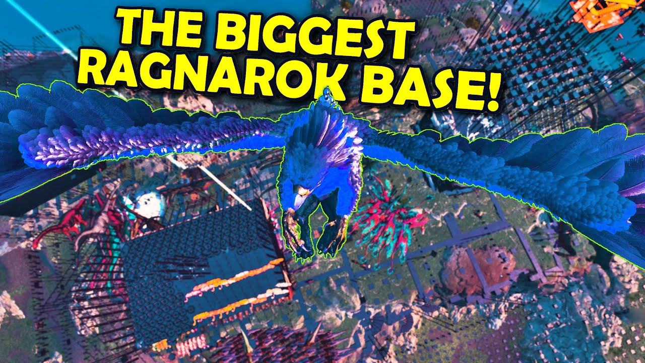 Starting A War With The BIGGEST RAGNAROK TRIBE On The Cluster! ARK Ascended PvP