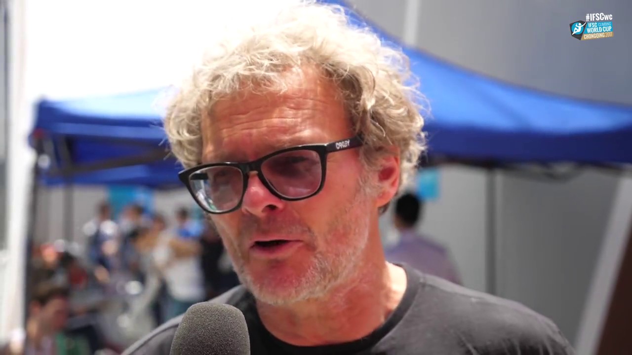 IFSC interview with  Udo Neumann, Chongqing 2017