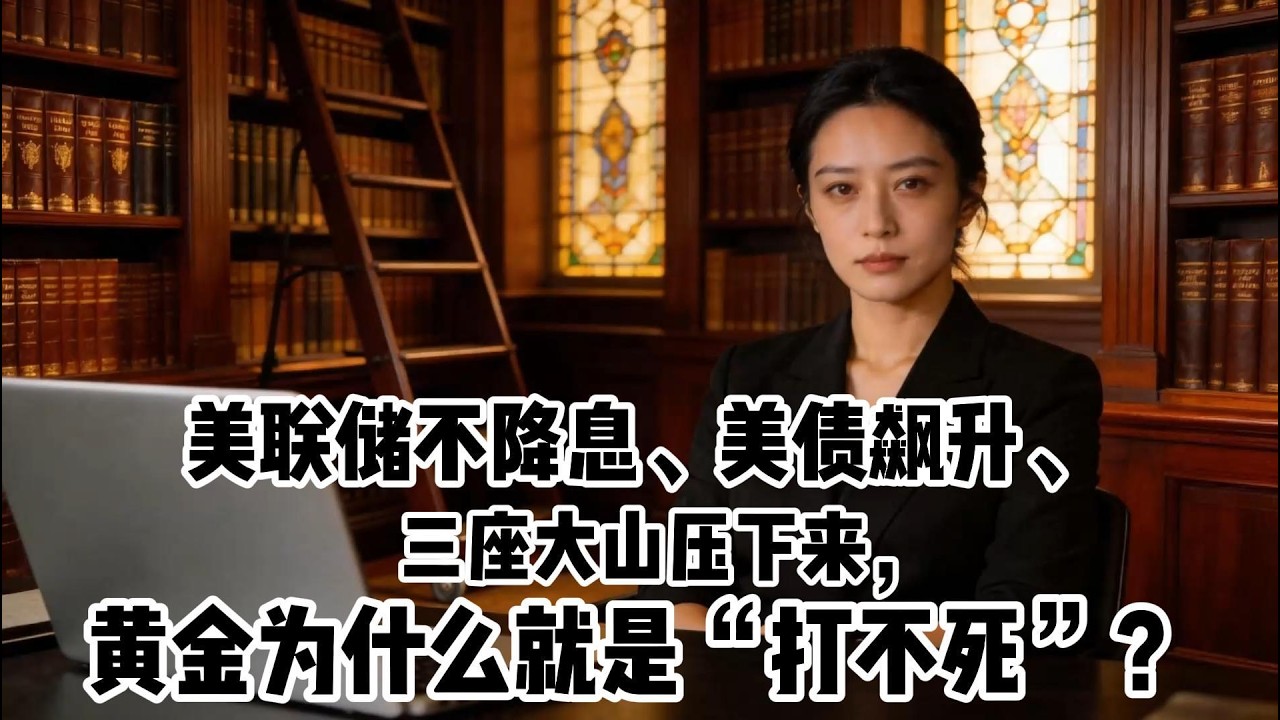美联储不降息、美债飙升、 三座大山压下来，黄金为什么就是“打不死”？#黄金 #金价 #美国CPI #零距离看懂财经 #投资 #财经 #美股#美联储