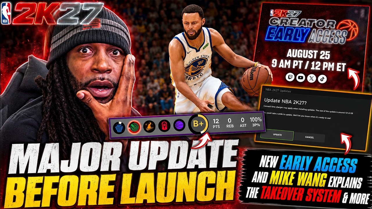 КРУПНЫЙ ПАТЧ И ОБНОВЛЕНИЕ NBA 2K27 ПЕРЕД ЗАПУСКОМ!