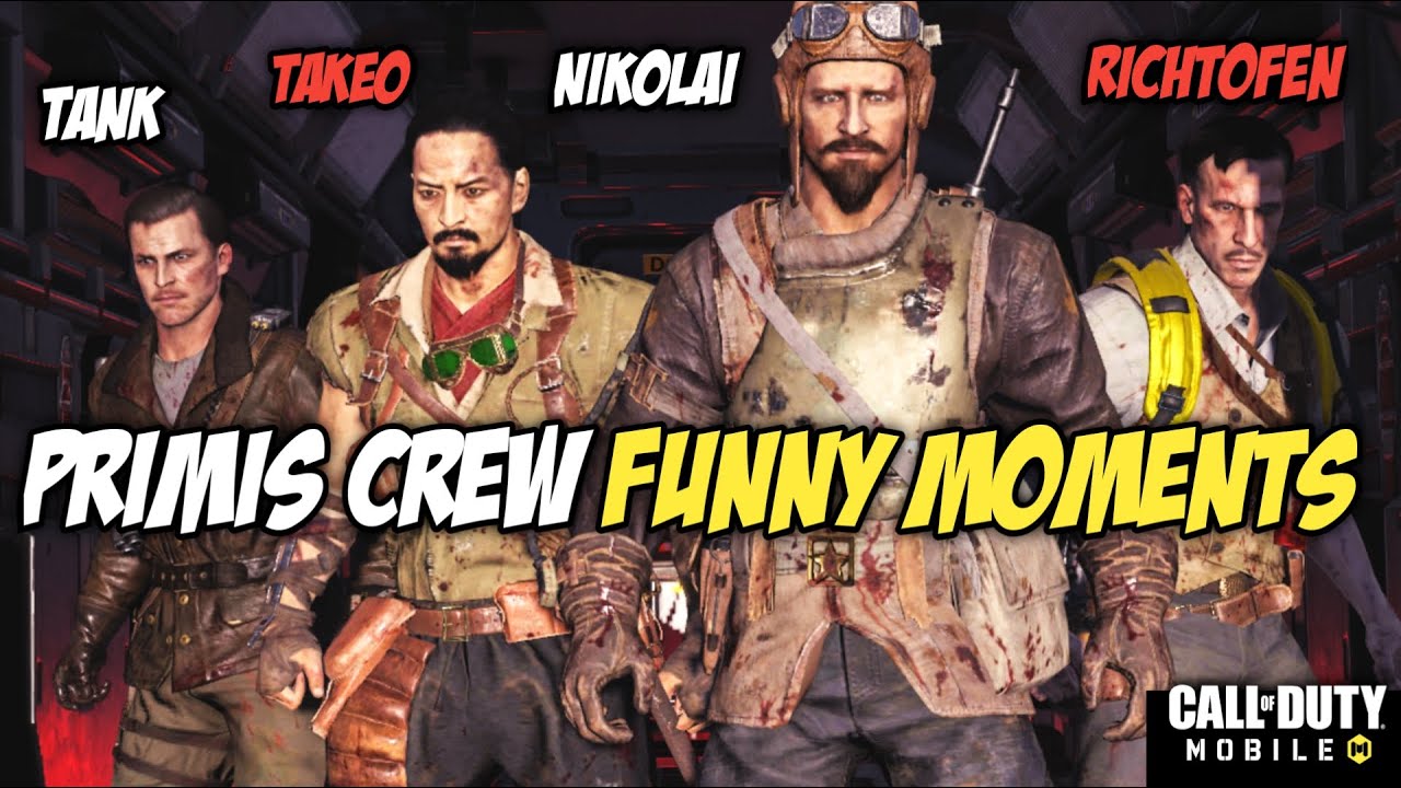CALL OF DUTY MOBILE - THE PRIMIS CREW CHARACTERS GAMEPLAY IN BATTLEROYALE MODE! [FUNNY MOMENTS]