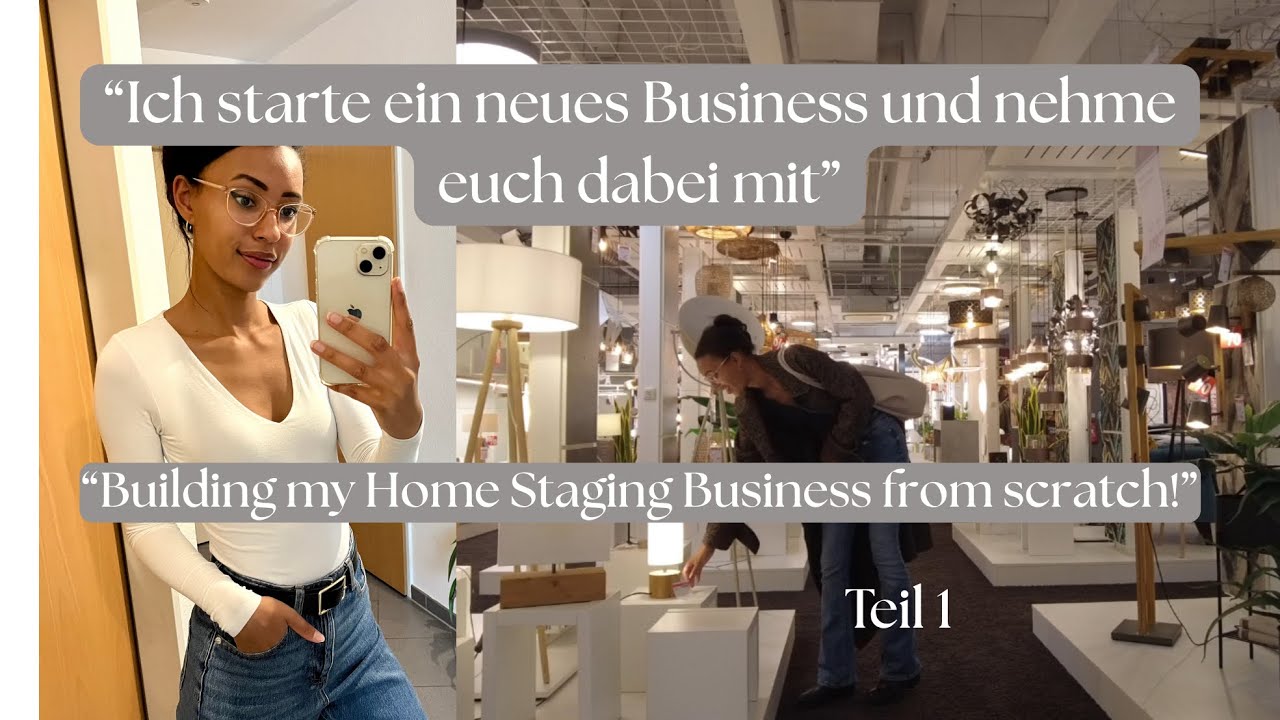 Mein Weg als Home Stagerin Vlog 🏡 | Teil 1: Gewerbeanmeldung, 1. Projekt & viel Shopping 