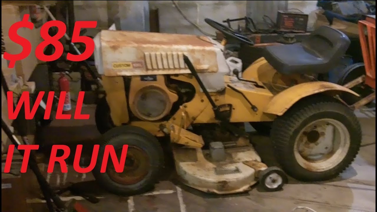 CHEAP SEARS GARDEN TRACTOR! AWESOME FIND!