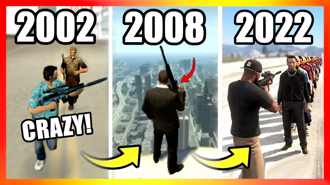 Evolution of SNIPER LOGIC in GTA Games (2001-2022)