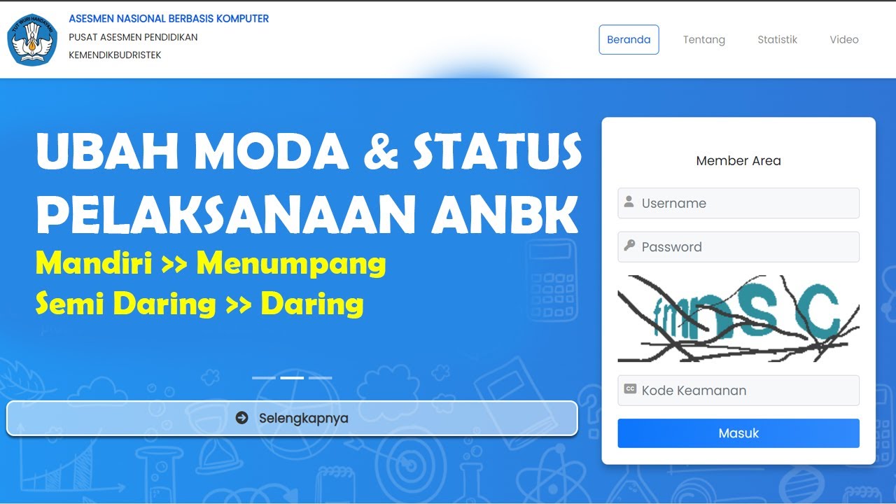 Cara Ubah Moda Pelaksanaan ANBK 2023