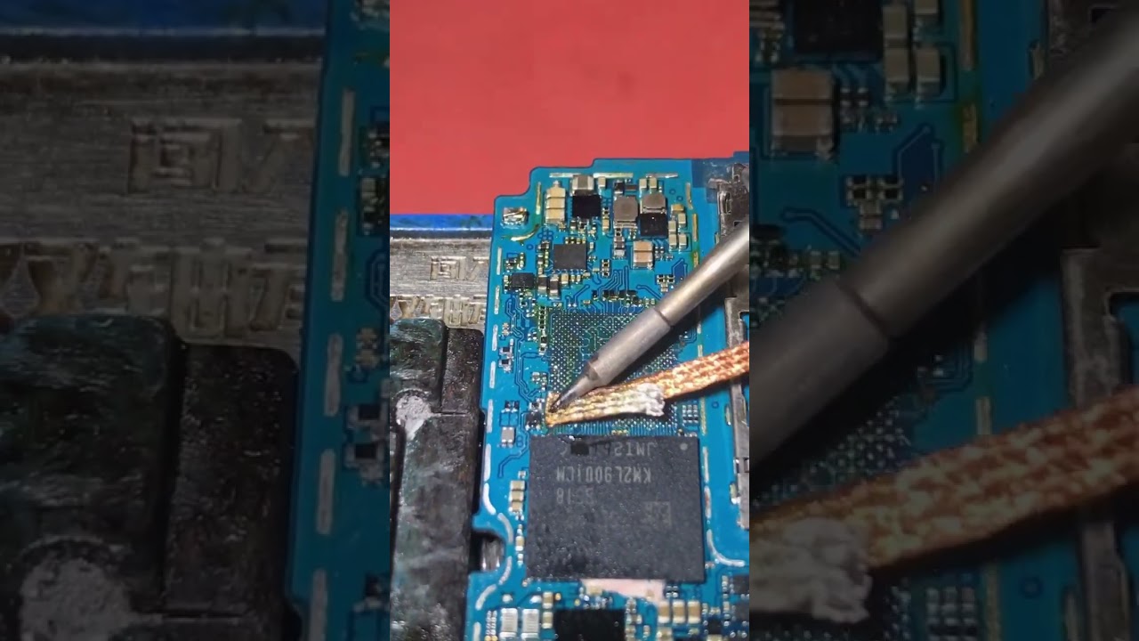 Samsung A23 CPU reballing process #smart#phone#repair#iphone #iphonerepair #phonerepair