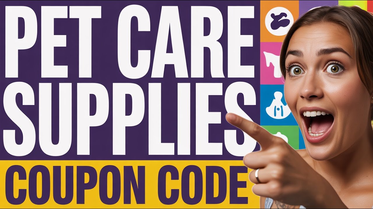 Pet Care Supplies Promo Code - Coupon Code - Discount Code - Voucher code