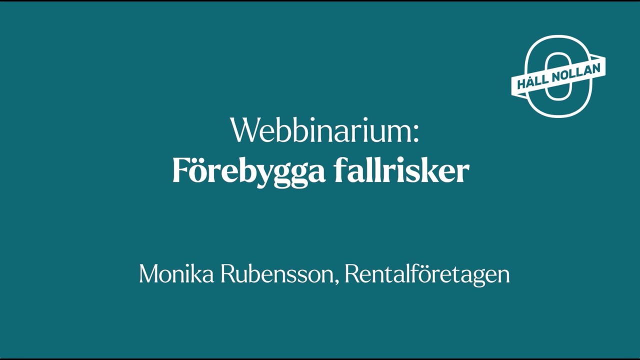 Webbinarium: Förebygga fallrisker vid arbete på tak och bjälklag - Rentalföretagen