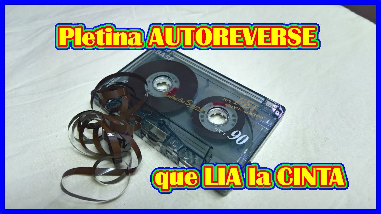 📼 como reparar la pletina DECK cassette AUTOREVERSE que LIA la CINTA Pioneer CT W505R 📼 E0166