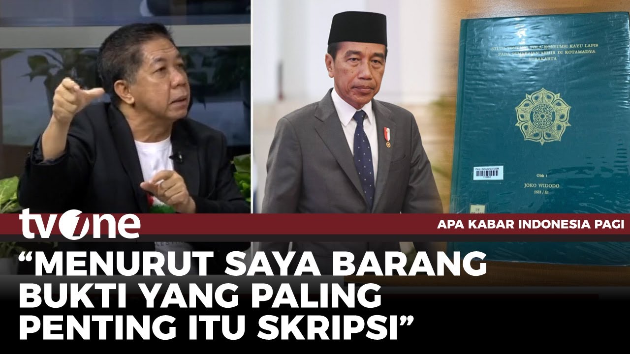 Polemik Ijazah Jokowi, Effendi Gazali: Apa Sih yang Mau Disembunyikan dari Kasus Ini? | tvOne