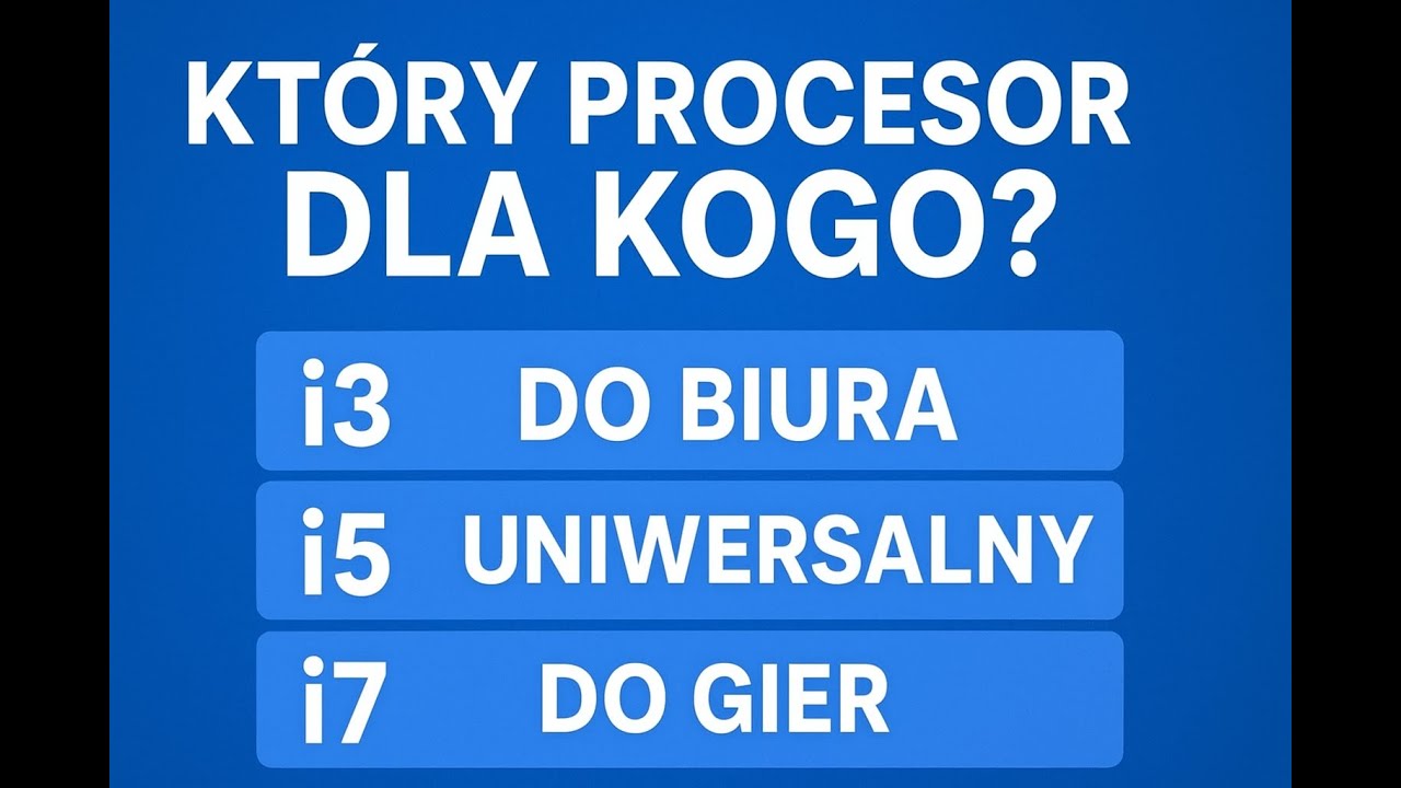 Poradnik  Jaki procesor Intel wybrać #komputery #procesory #techhistory #technologia #technology