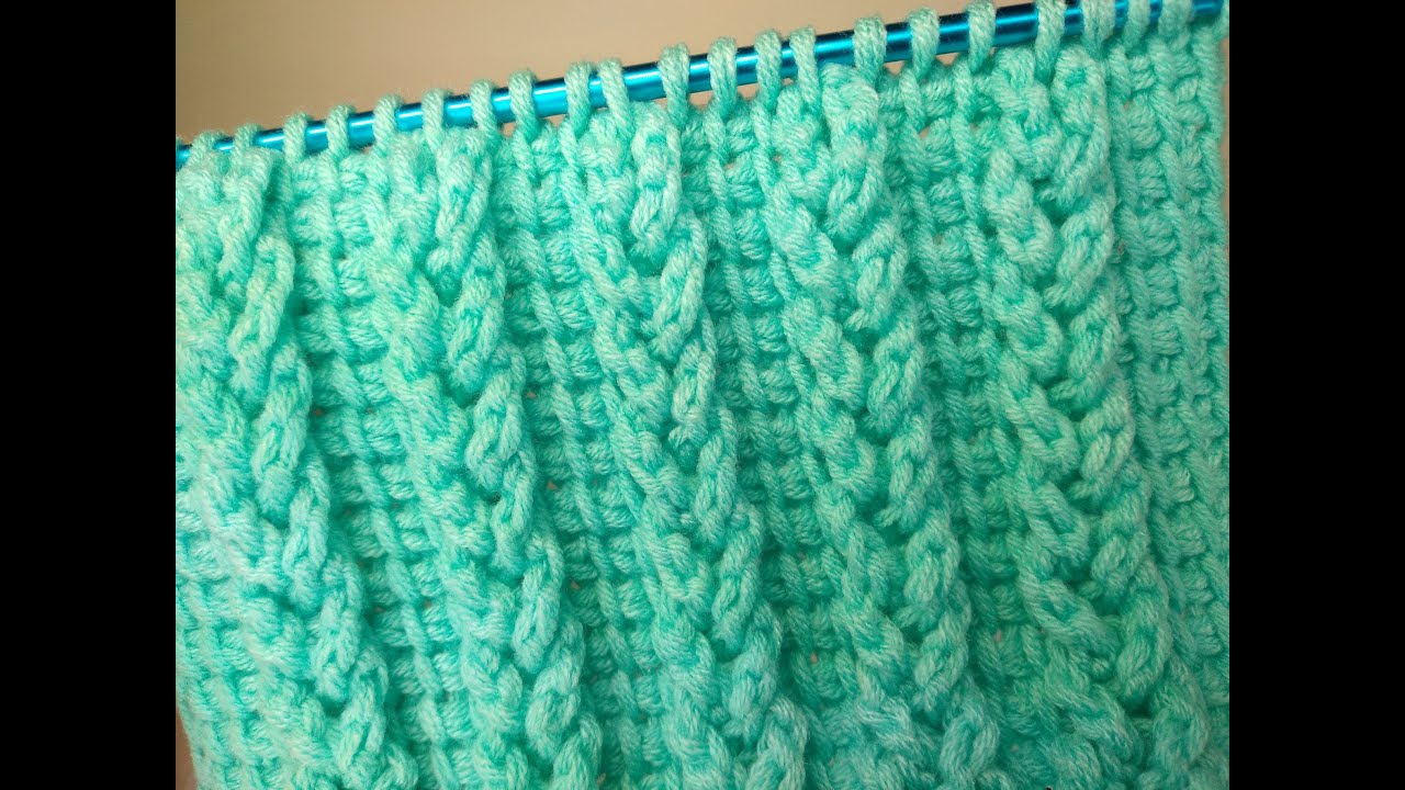 3D Braids Design ~ Tunisian Crochet Pattern