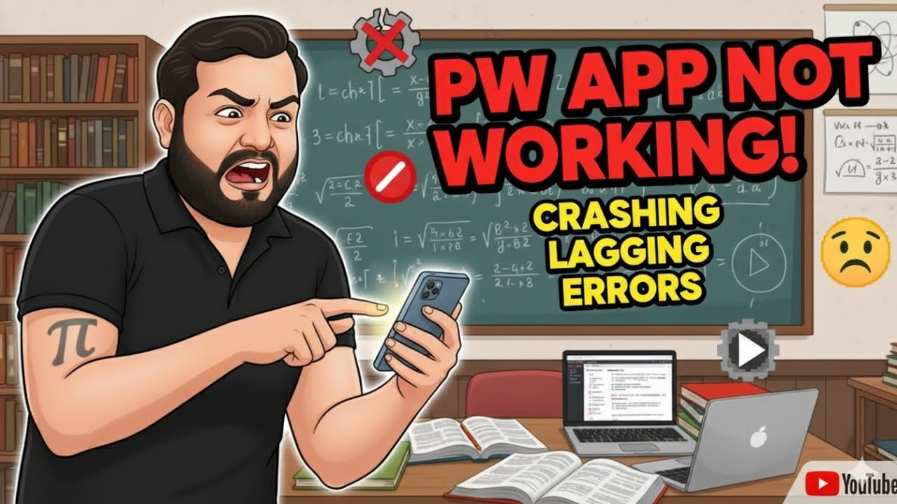 Pw App is not working today | Pw App error today | Pw App Not working 
