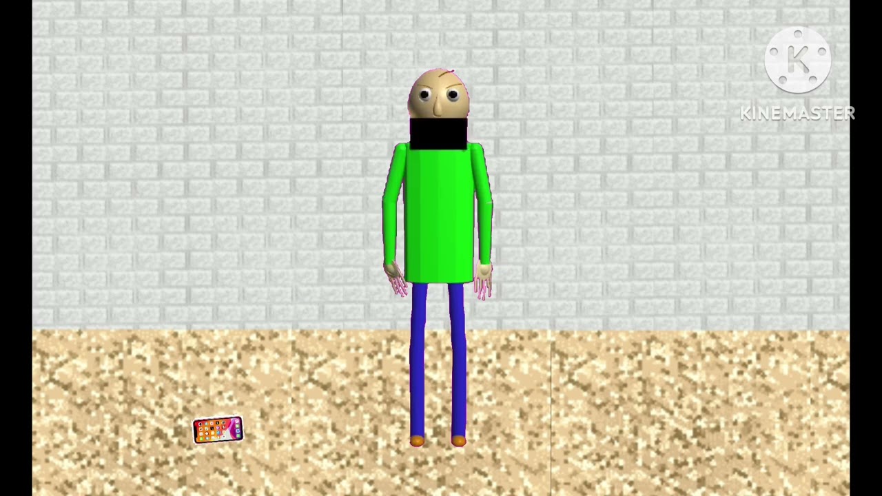 Baldi’s new phone but in Prisma3D