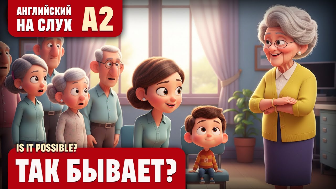 Так бывает? Весёлый рассказ (уровень А2). Английский на слух.