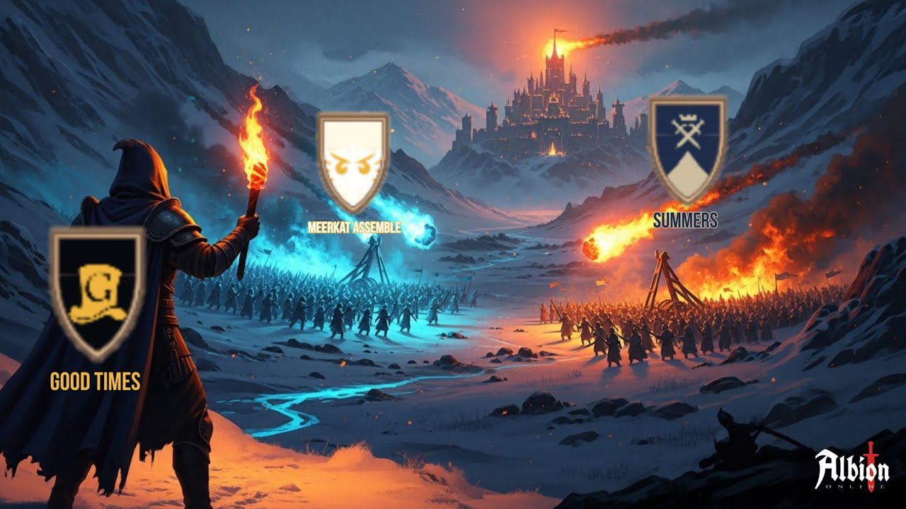 Summers vs Meerkat Assemble vs DB Alliance (Castle Defend?) 12UTC | Albion Online