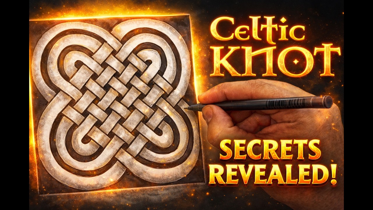 Draw a Beautiful Celtic Knot in Minutes ⏱️ Beginner-Friendly Pencil Tutorial ✍️