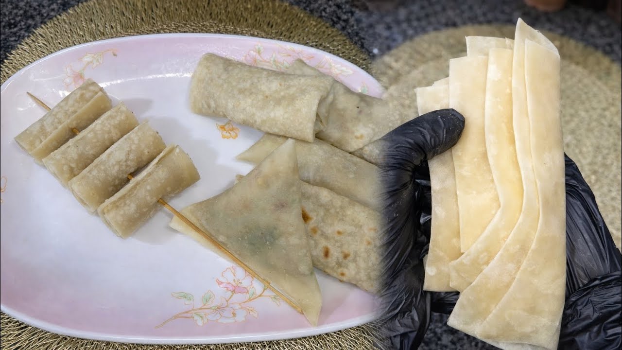 Crunchy #Spring Rolls & Samosa Patties# Recipe (Step-by-Step)