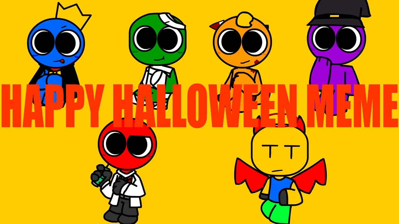 Happy halloween meme| Rainbow friends [roblox]