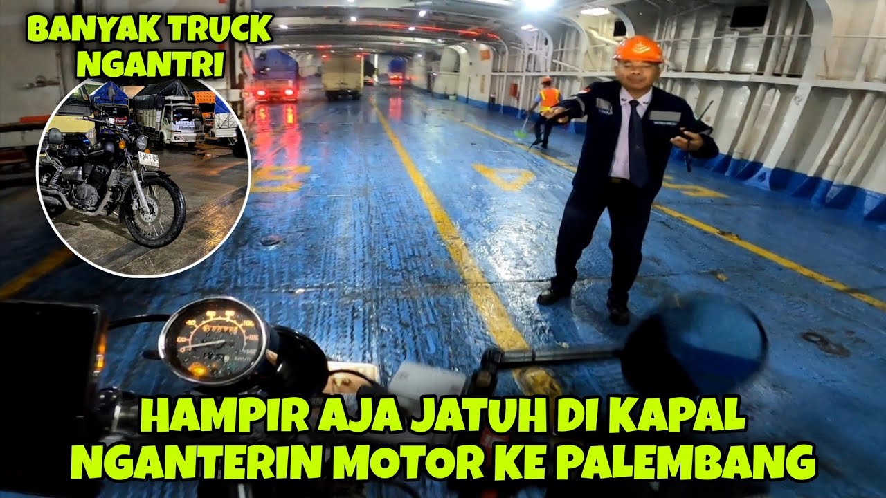 HAMPIR AJA JATUH DI KAPAL‼️TOURING OTW KE PALEMBANG DARI KARAWANG BAWA MOTOR BENELLI PE 250 #384