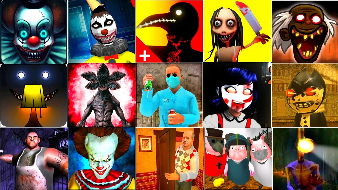 Caught Battle #35 - Haunted Circus - Antarctica 88 - Light Head - Bungu Horror Game - Scary Neighbor