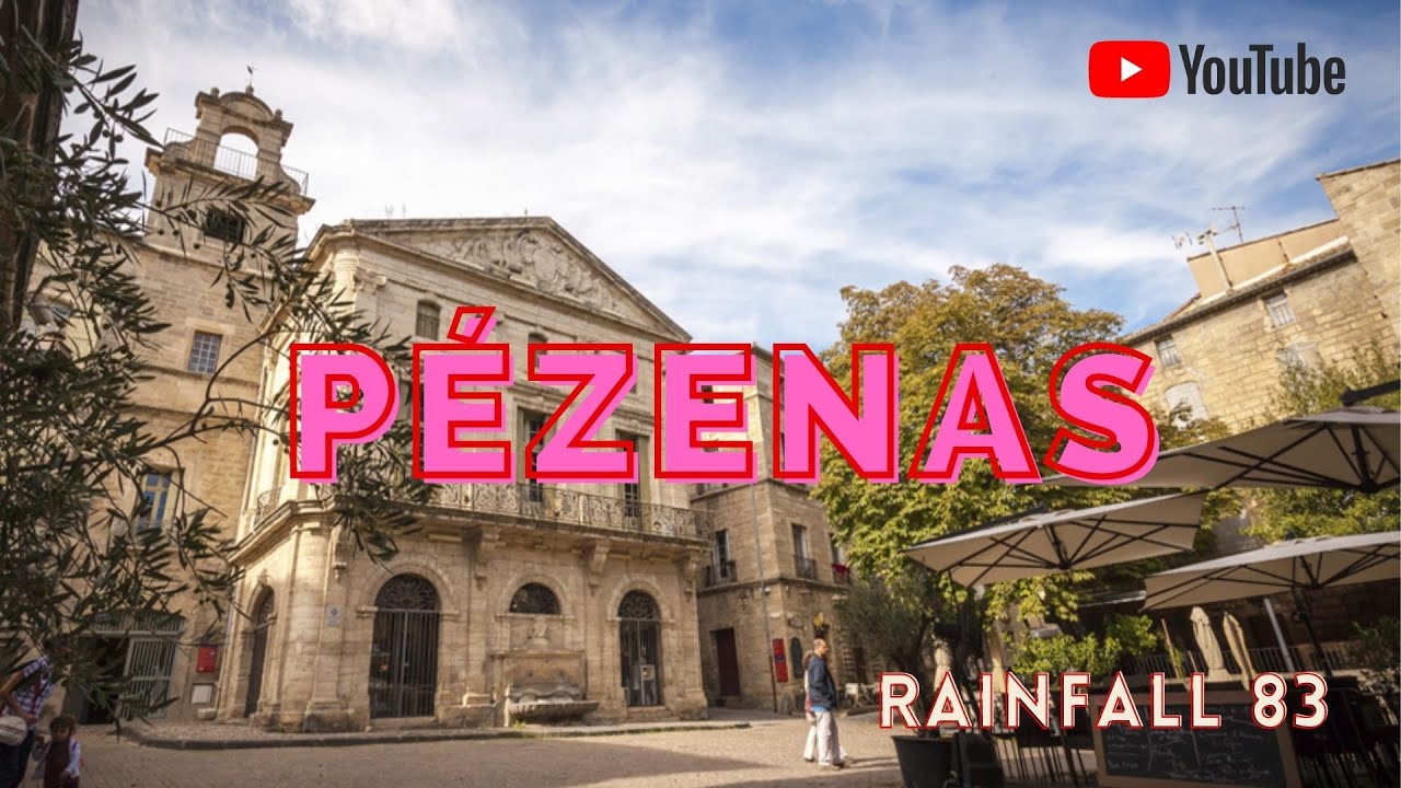 Balade dans le centre ville de P&eacute;zenas dans l'H&eacute;rault Occitanie