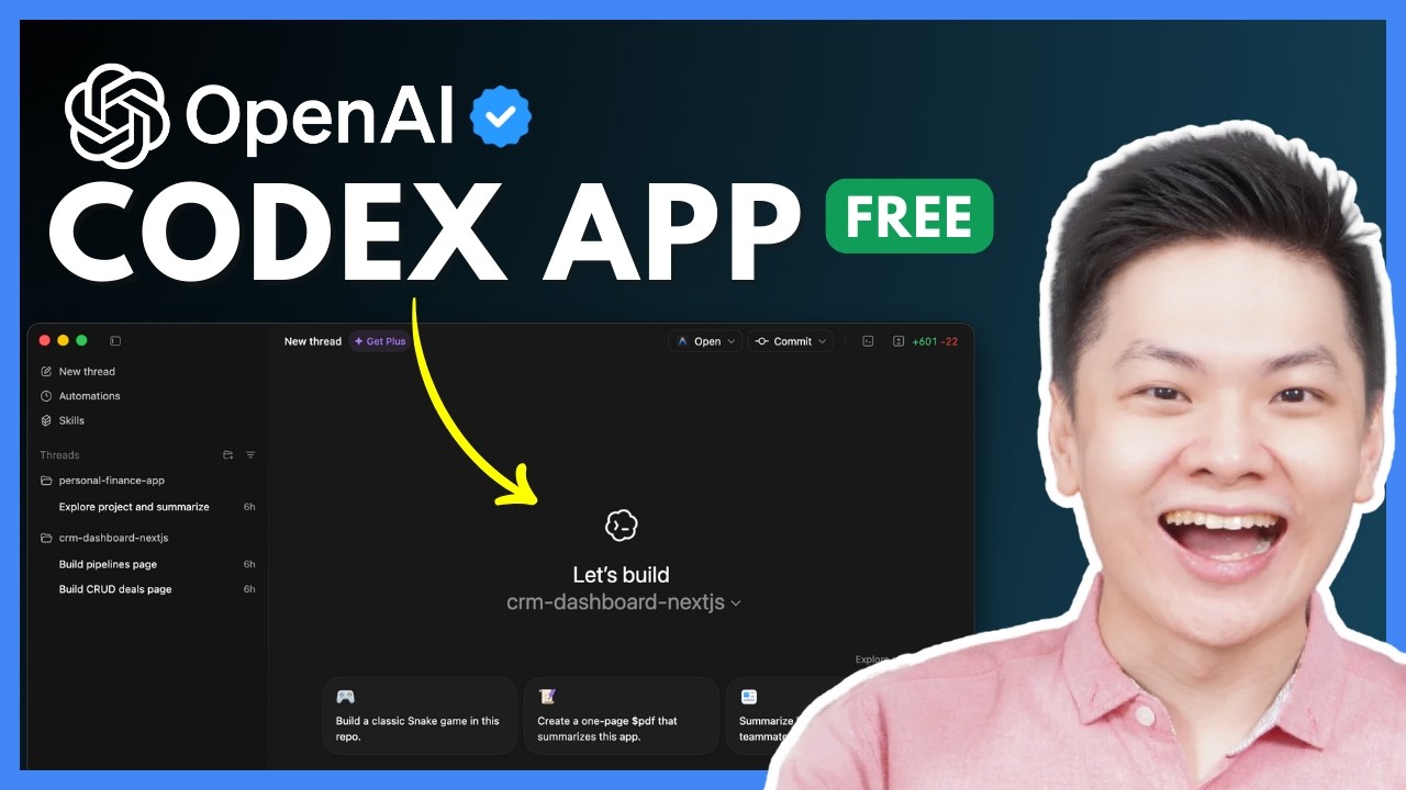 Приложение OpenAI Codex: лучшее изобретение со времен Клода Коуда (бесплатно)