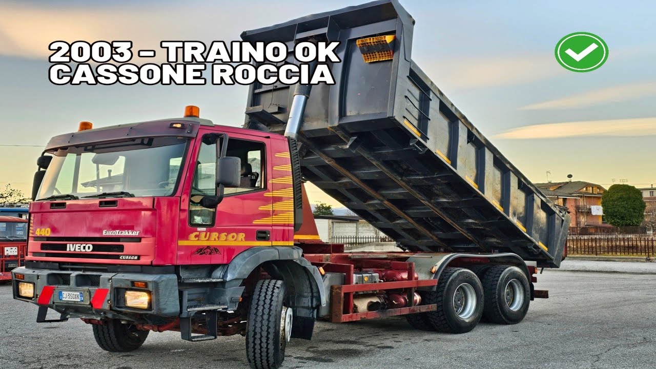 Iveco Eurotrakker 440 Cursor - Camion Ribaltabile Posteriore Cod. BRIV1058