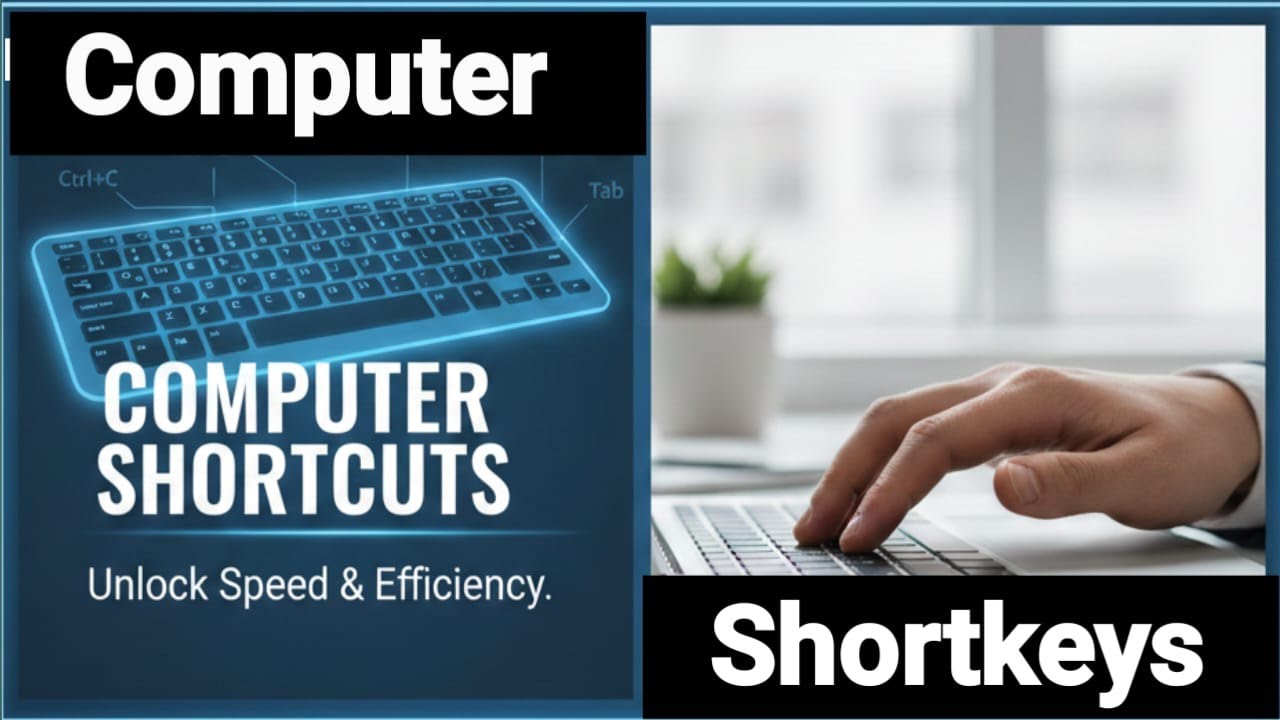 Important Computer Shortcut keys for daily use! Daily Shortcut keys of Computer! shortcut keys...