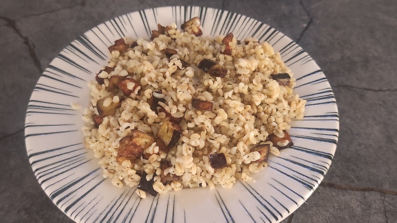 Patlıcanlı bulgur pilavı 👉 şeker hastaları için muazzam bir lezzet 👌 buna herkes bayıldı 👍