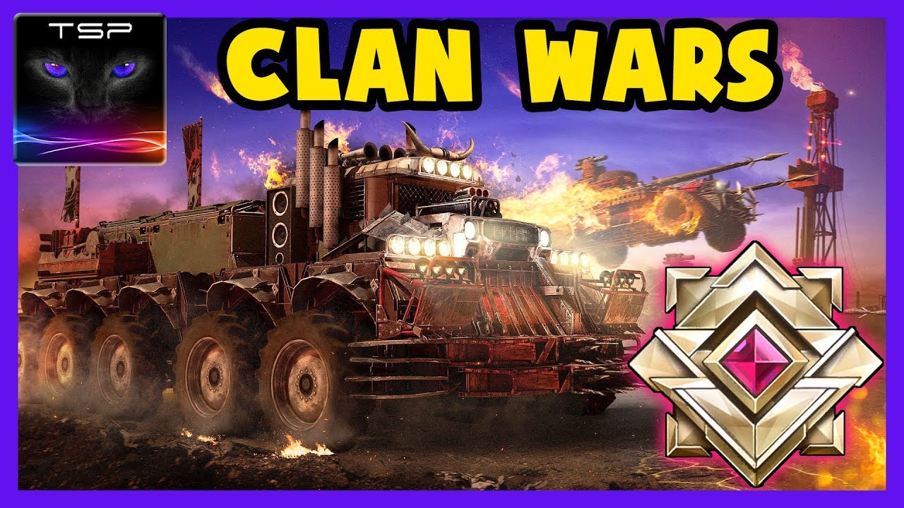 Crossout #552 ► 1h of CLAN WARS vs Gold & Diamond League Clans