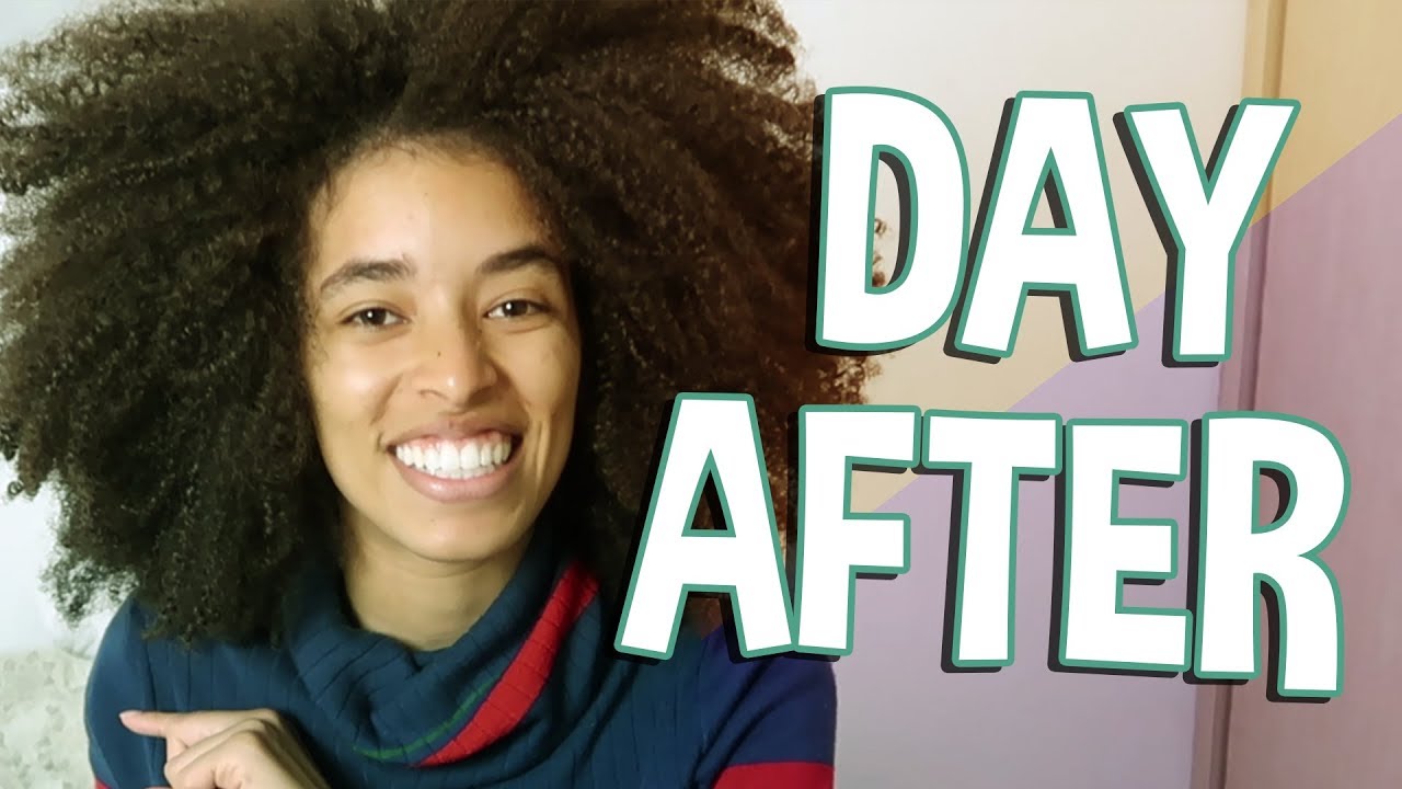 COMO ARRUMAR O CABELO CRESPO NO DAY AFTER