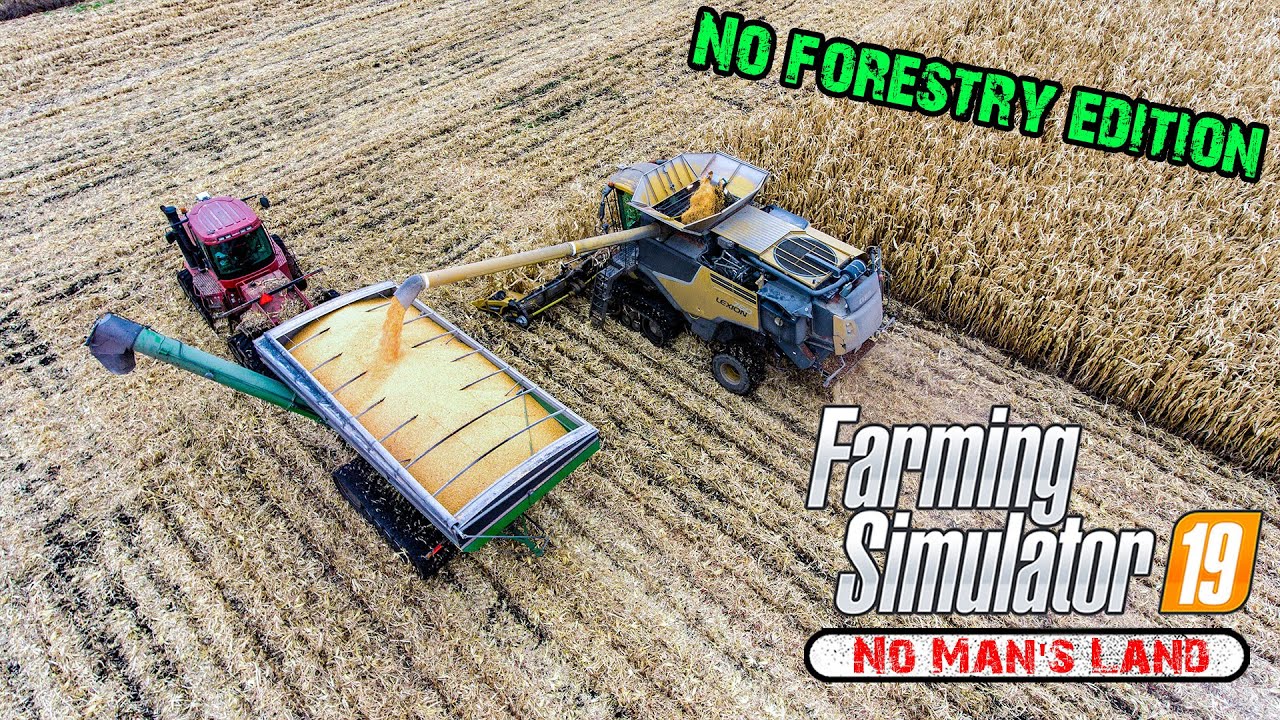 Crazy chaff harvester!  ★ Farming Simulator 2019 Timelapse ★ No Man's Land ★ 27
