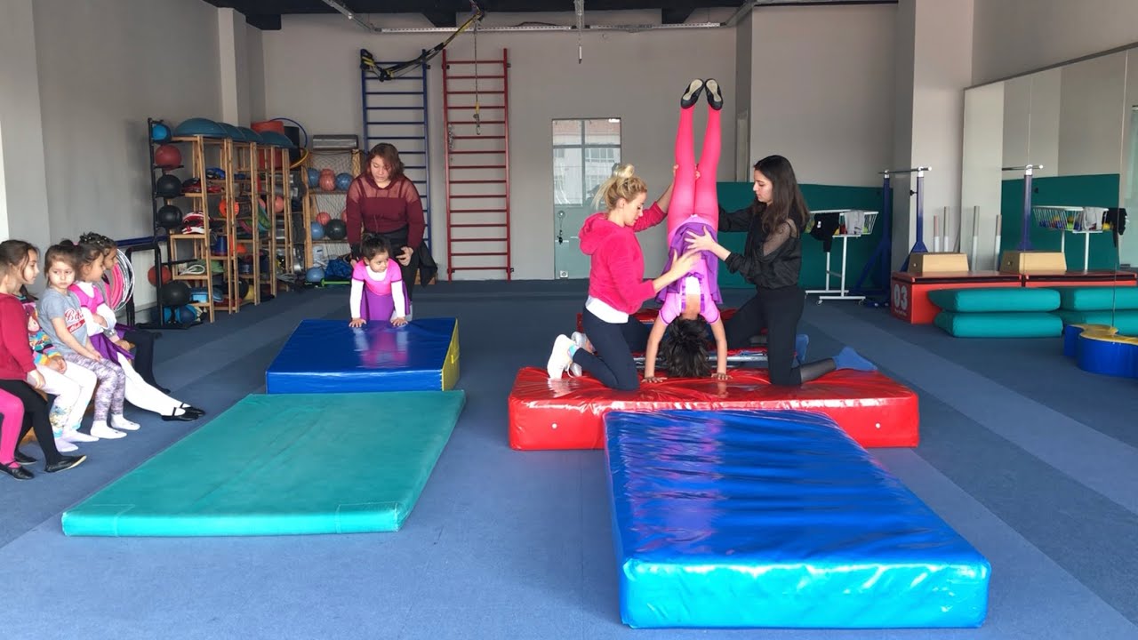 Cimnastik - jimnastik çalışması 6-7-8-9-10 yaş Gymnastics training for kids