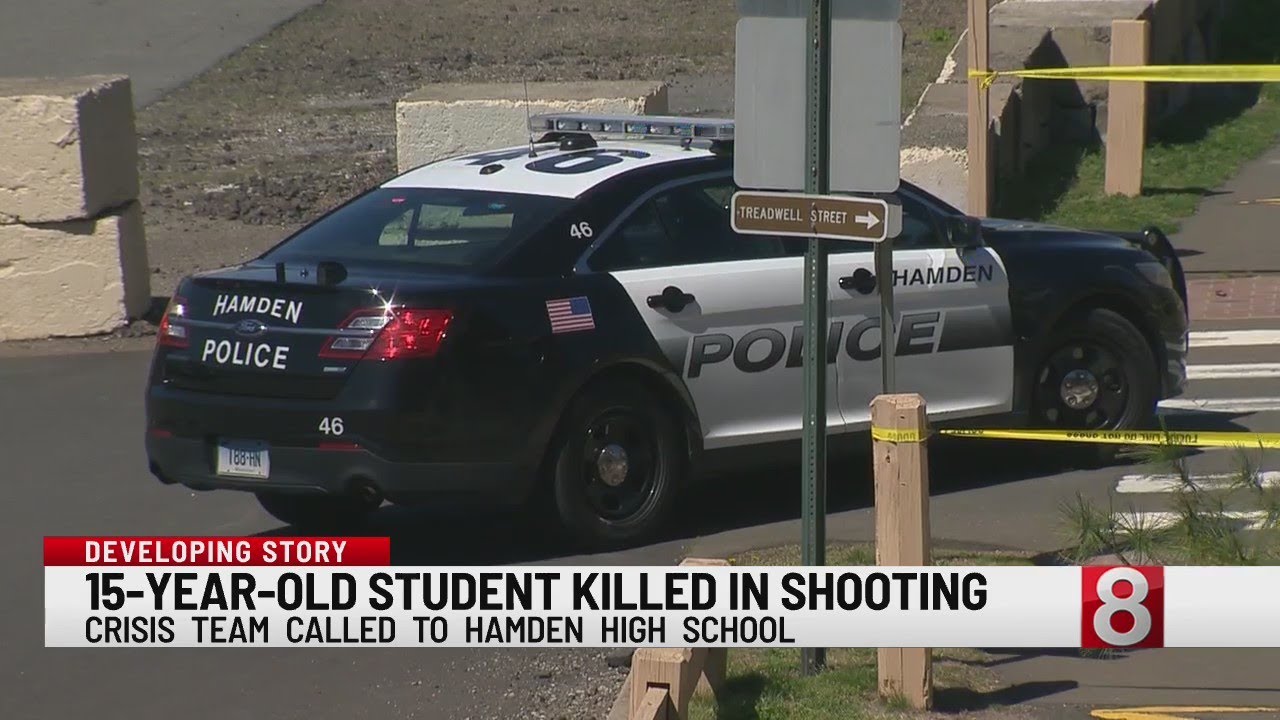 Grief counselors on hand at Hamden High School after teen killed