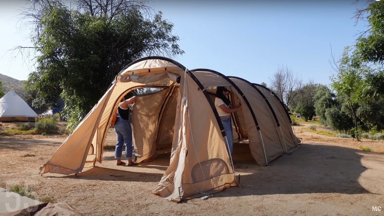 DoD Kamaboko Super Tent M | Camp set up | Lake Perris Camping | OBANAS OUTDOORS