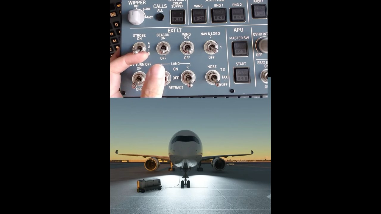 MSFS2024 inibuilds A350 overhead panel you have never seen before