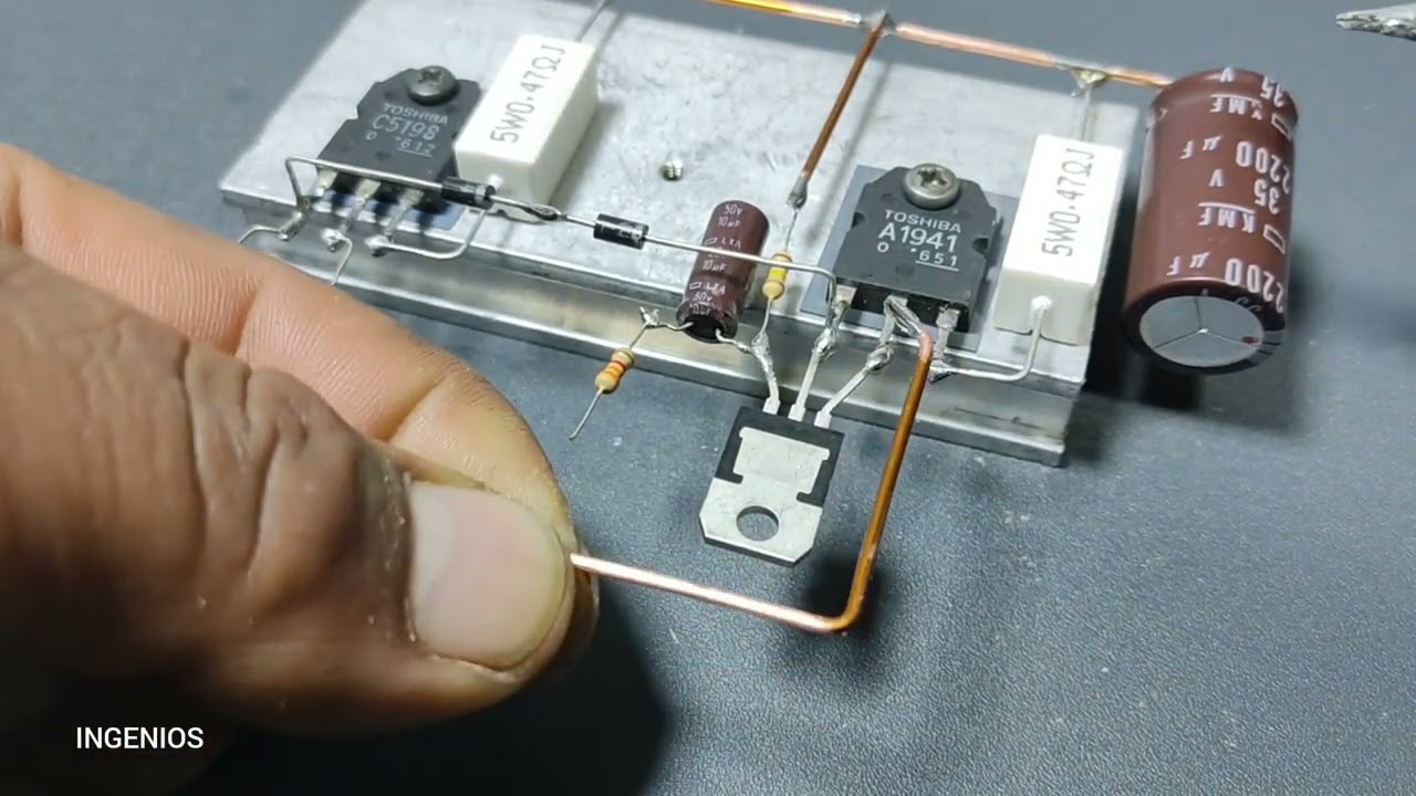 Como Hacer Amplificador de Audio Fácil