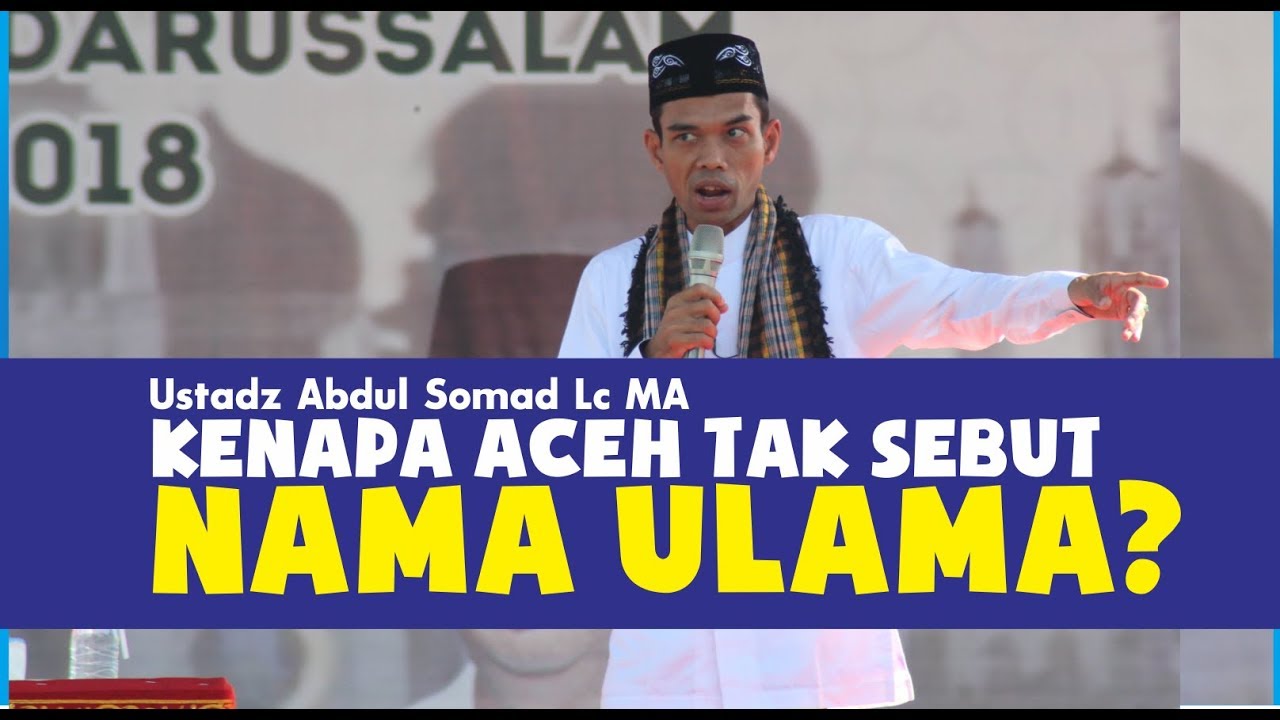 Ceramah Lengkap Ustadz Abdul Somad di Unsyiah Orang Aceh Tak Sebut Nama Ulama