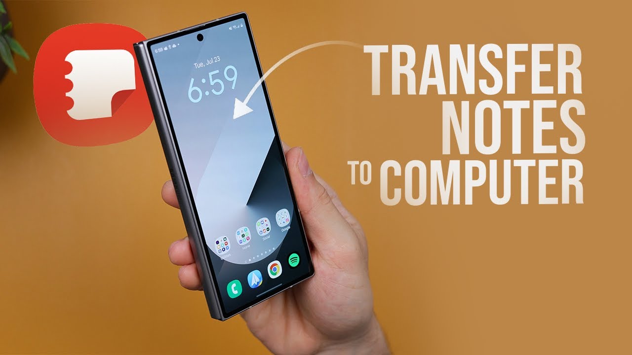 Как перенести заметки с Samsung Galaxy на компьютер (урок)