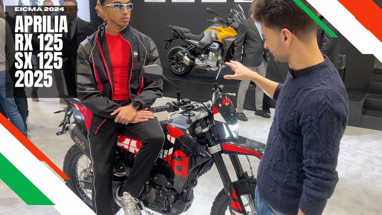 Małe wariaty powracają w nowych wersjach - Aprilia RX 125 / SX 125 EICMA 2024