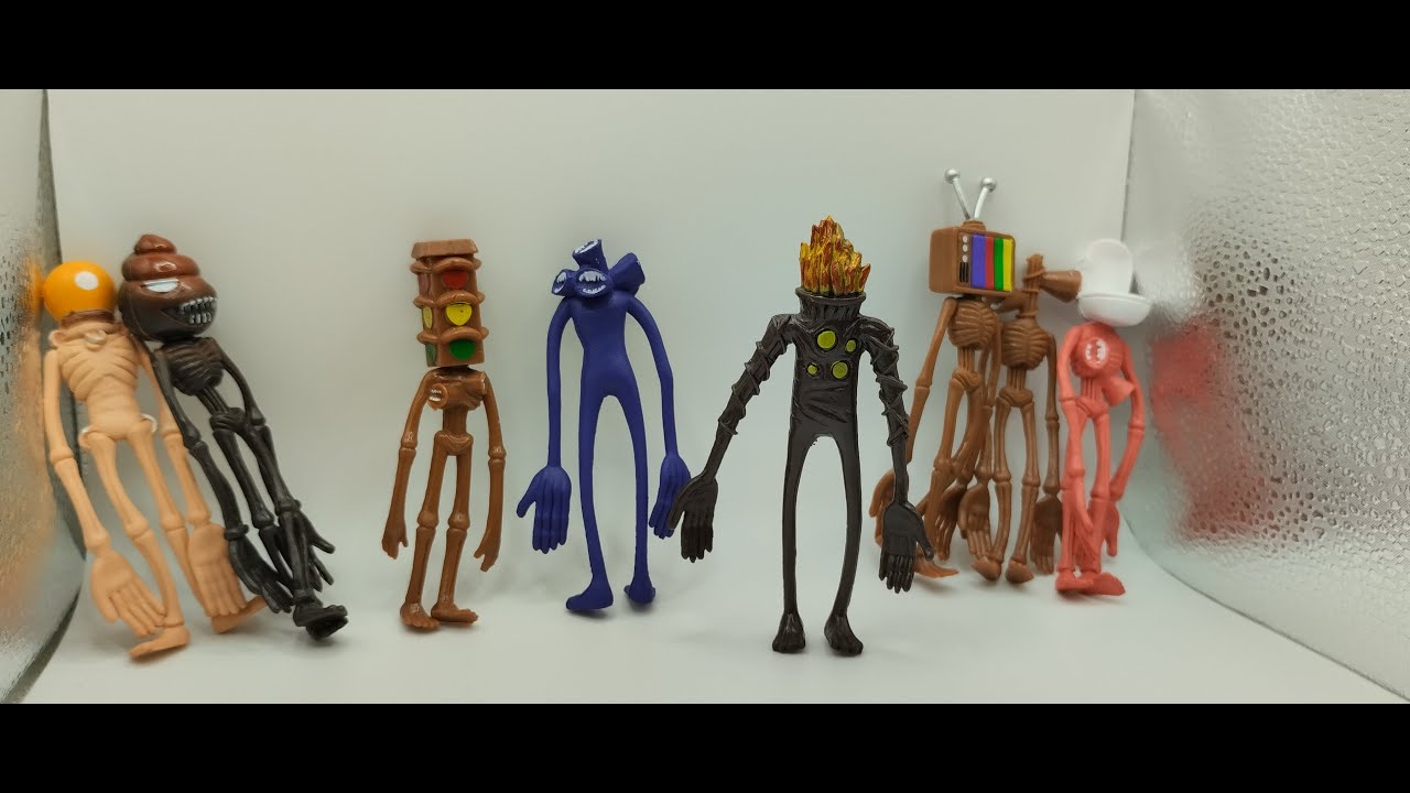 Siren head toys - 8pcs
