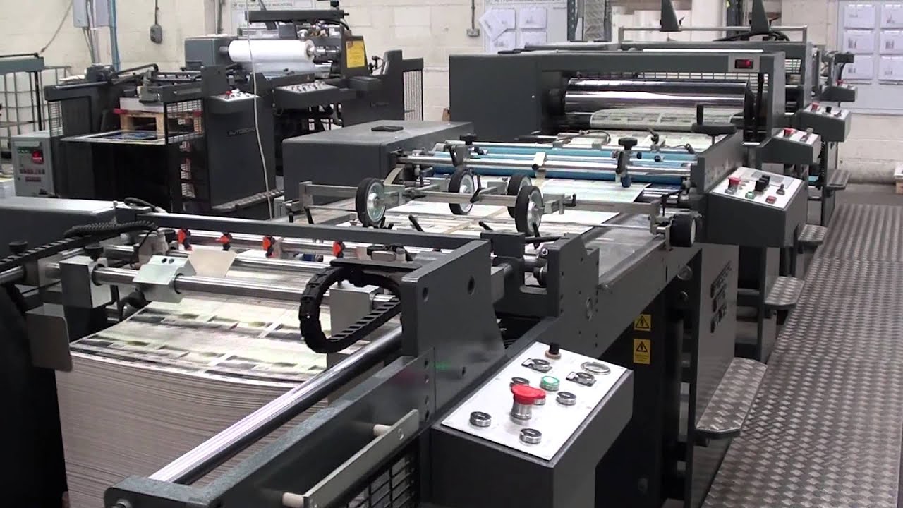Autobond Mini 76 'XL' - double laminating nip - on location at customer in England