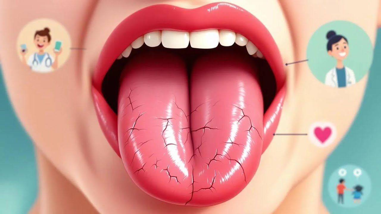 TONGUES WITH LONG VERTICAL MIDLINE CRACK QUIZ
